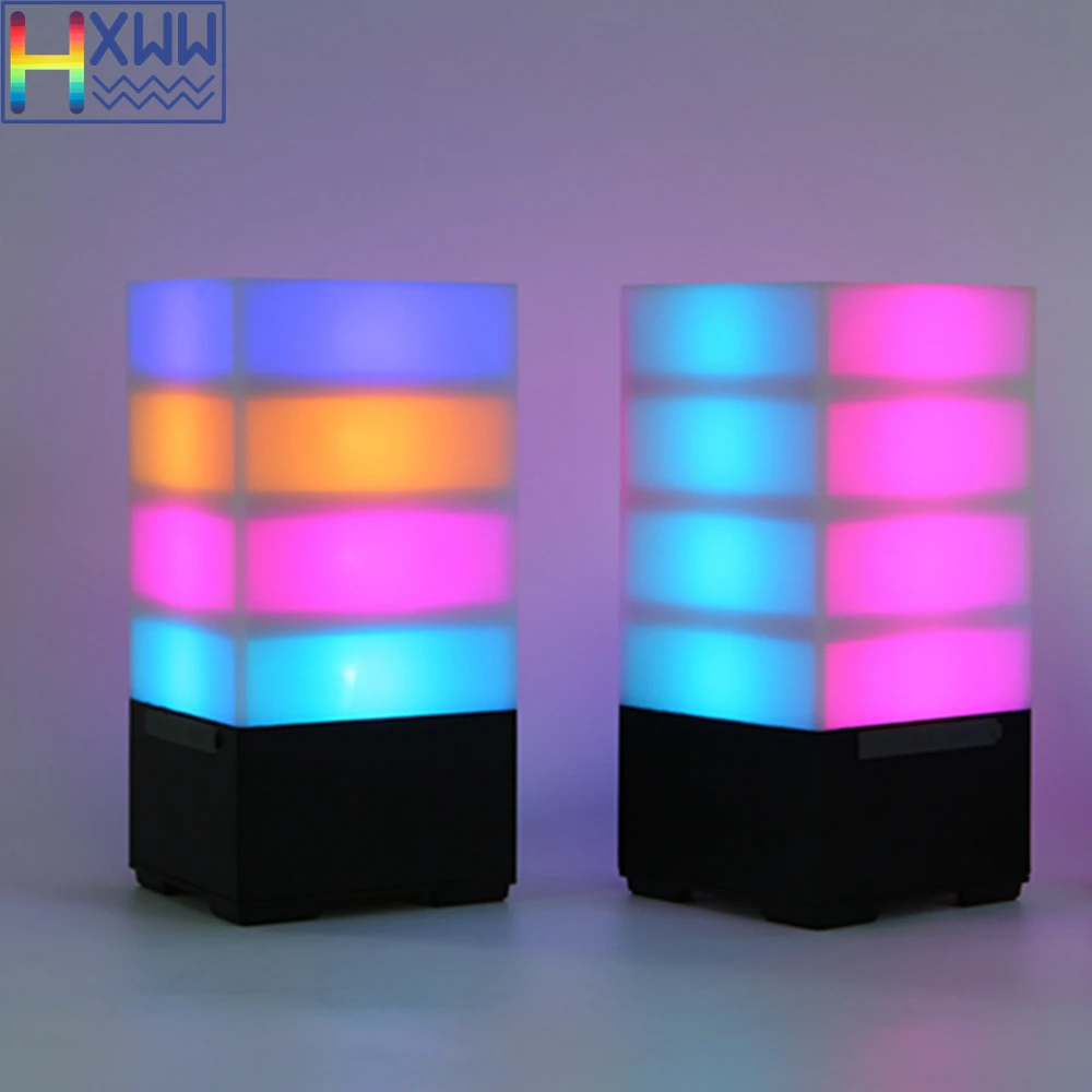 HXWW Rechargeable dancing glow LED light magic tower square wireless Bluetooth speaker support TF card music play
HXWW Rechargeable dancing glow LED light magic tower square wireless Bluetooth speaker support TF card music play