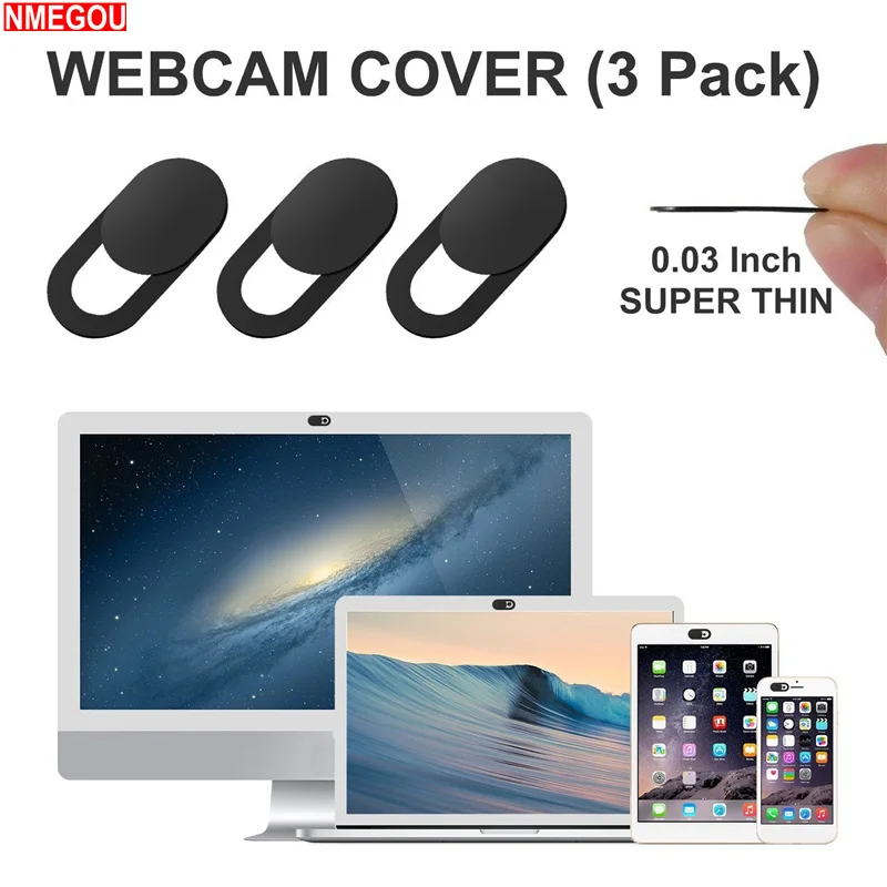 3PCS WebCam Cover Shutter Magnet Slider Camera Protector for Macbook IPhone PC Laptops Web Cam Tapar Phone Lens Privacy Sticker
3PCS WebCam Cover Shutter Magnet Slider Camera Protector for Macbook IPhone PC Laptops Web Cam Tapar Phone Lens Privacy Sticker