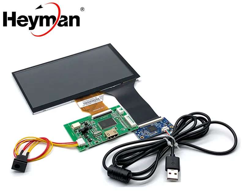 7 inch AT070TN90 HDMI Screen LCD Display+capacitive touch screen with Driver Board Monitor for Raspberry Pi Banana/Orange Pi
7 inch AT070TN90 HDMI Screen LCD Display+capacitive touch screen with Driver Board Monitor for Raspberry Pi Banana/Orange Pi