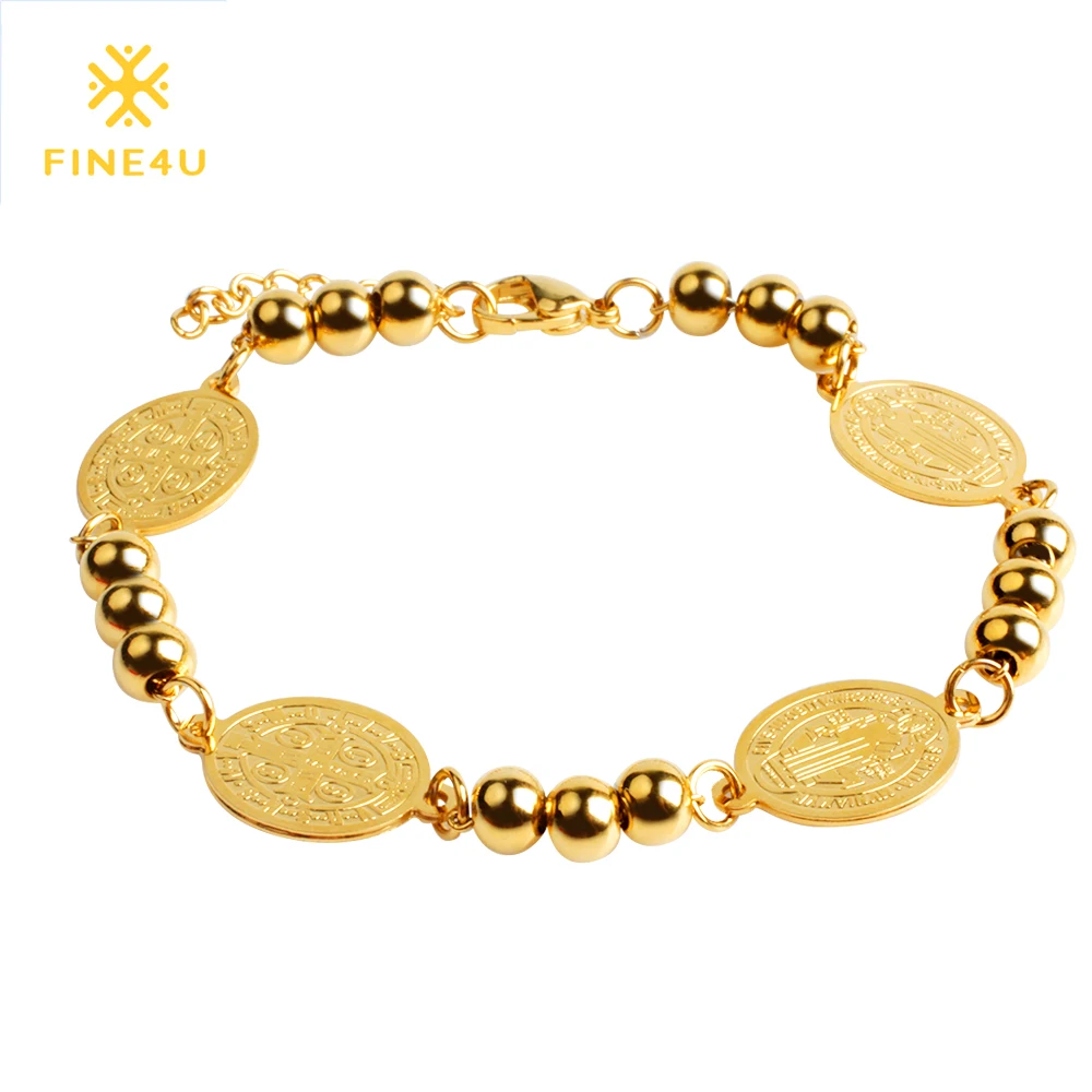 2018 New FINE4U B038 316L Stainless Steel Charm Bracelet & Bangle For Women Religious Rosary Beaded Bracelet
2018 New FINE4U B038 316L Stainless Steel Charm Bracelet & Bangle For Women Religious Rosary Beaded Bracelet