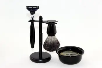 FS-#S2016105 Black Shaving set/kit,Black Badger hair brush 20mm,3 Layers Blade Razor, Shaving Stand, #7 Bowl, Soap+FREE SHIPPING
FS-#S2016105 Black Shaving set/kit,Black Badger hair brush 20mm,3 Layers Blade Razor, Shaving Stand, #7 Bowl, Soap+FREE SHIPPING
