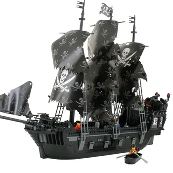 1182 Pcs Bricks Black Pearl Ship Caribbean Pirates Boat Model Building Blocks Boys Birthday Gift kids Toys For Children
1182 Pcs Bricks Black Pearl Ship Caribbean Pirates Boat Model Building Blocks Boys Birthday Gift kids Toys For Children