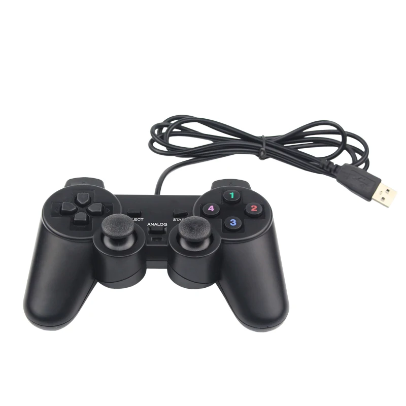Wired Gamepad USB Game Controller Gaming Joypad Joystick Control for PC Computer Laptop Gamer Black Game Console Boy Gift
Wired Gamepad USB Game Controller Gaming Joypad Joystick Control for PC Computer Laptop Gamer Black Game Console Boy Gift