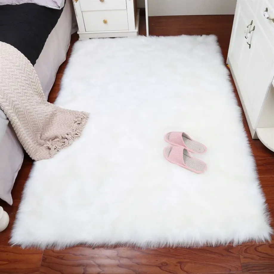 Fashion Long Faux Fur Artificial Skin Rectangle Fluffy Chair Seat Sofa Cover Carpet Mat Area Rug Living Bedroom Home Decoration
Fashion Long Faux Fur Artificial Skin Rectangle Fluffy Chair Seat Sofa Cover Carpet Mat Area Rug Living Bedroom Home Decoration