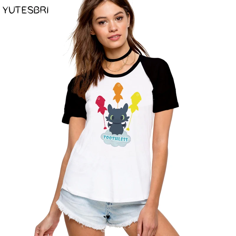 2016 lovely top tees How to Train Your Dragon women's t shirt Toothless pattern women clothing fashion Short sleeve t-shirt
2016 lovely top tees How to Train Your Dragon women's t shirt Toothless pattern women clothing fashion Short sleeve t-shirt
