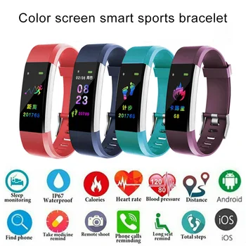 ID115 Plus Bluetooth Smart Watch Pedometer Fitness Watch with Heart Rate Monitor IP67 Waterproof DJA99
ID115 Plus Bluetooth Smart Watch Pedometer Fitness Watch with Heart Rate Monitor IP67 Waterproof DJA99