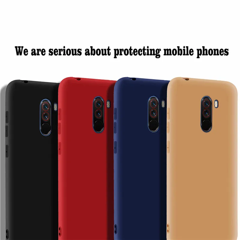 High Quality Case for Xiaomi Pocophone F1 Soft TPU Silicon Ultra Slim Phone Bag Cover Poco Protective Fundas Coque |