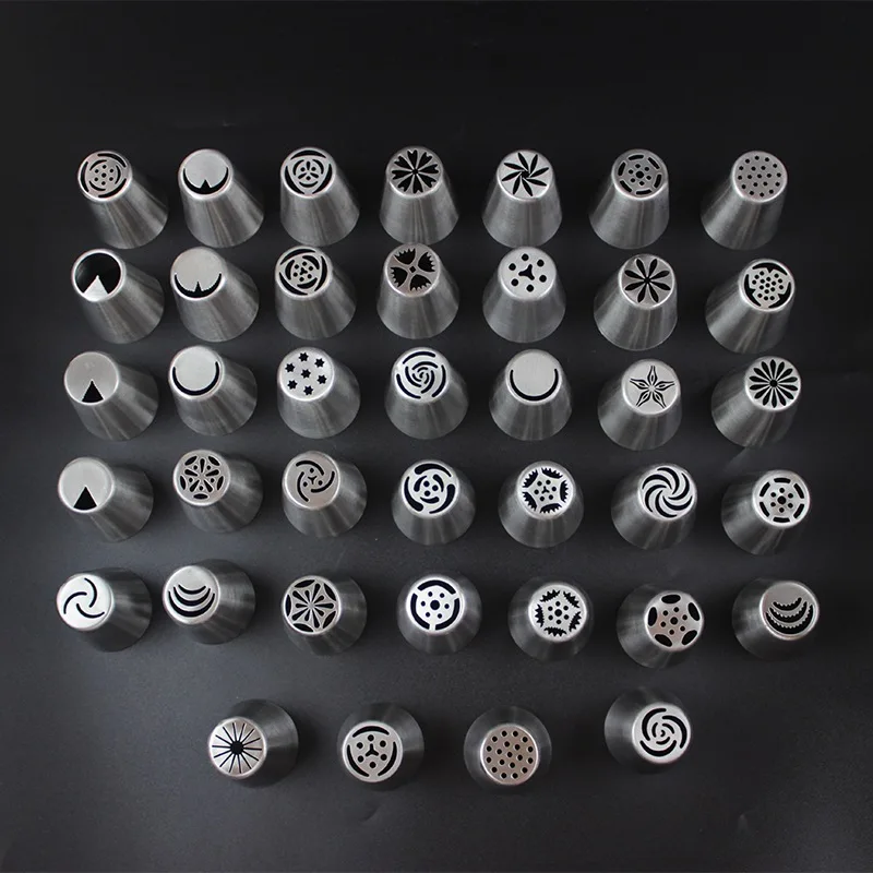 52 Styles Cream Russian Icing Piping Nozzle Pastry Cupcake Tips Tulip Icing Piping Nozzles Cake Decoration Decor Baking Tool
52 Styles Cream Russian Icing Piping Nozzle Pastry Cupcake Tips Tulip Icing Piping Nozzles Cake Decoration Decor Baking Tool