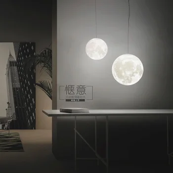 Vintagelll Nordic 3d Printing Moon Pendant Light Ball Modern Simple Living Room Droplight Bedroom Dining Hall Home Lighting
Vintagelll Nordic 3d Printing Moon Pendant Light Ball Modern Simple Living Room Droplight Bedroom Dining Hall Home Lighting