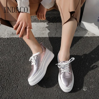 Shoes Woman Leather Sneakers Women Platform Shoes Blue Pink Fashion Sneakers 4cm
Shoes Woman Leather Sneakers Women Platform Shoes Blue Pink Fashion Sneakers 4cm