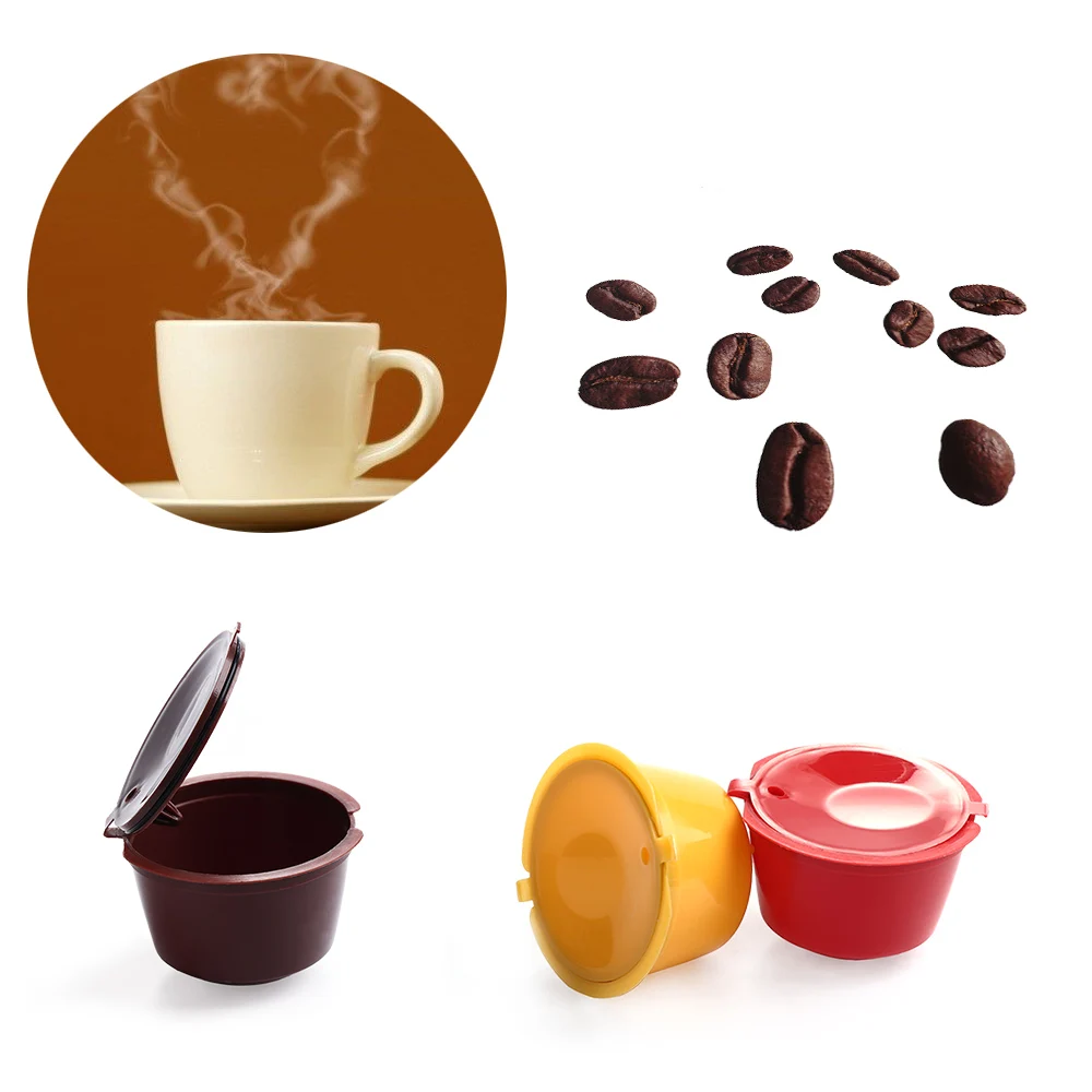 1PC New Popular 6 Colors Refillable Coffee Capsule Replacement Cup Reusable Filter For Dolce Gusto Nescafe Coffeeware
1PC New Popular 6 Colors Refillable Coffee Capsule Replacement Cup Reusable Filter For Dolce Gusto Nescafe Coffeeware