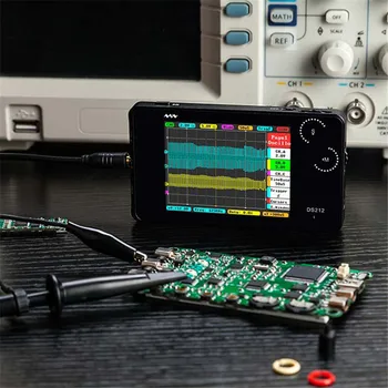 Portable Handheld MINI DS212 Pocket Size LCD Digital Storage Oscilloscope Bandwidth 1MHz Sampling Rate 10MSa/s Thumb Wheel
Portable Handheld MINI DS212 Pocket Size LCD Digital Storage Oscilloscope Bandwidth 1MHz Sampling Rate 10MSa/s Thumb Wheel