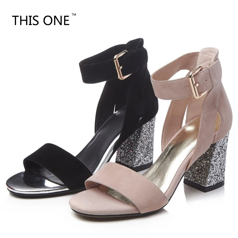 THIS ONE 2018 size 35-39 square high heels bling ankle strap crystal women sandals office lady party shoes woman footwear
THIS ONE 2018 size 35-39 square high heels bling ankle strap crystal women sandals office lady party shoes woman footwear