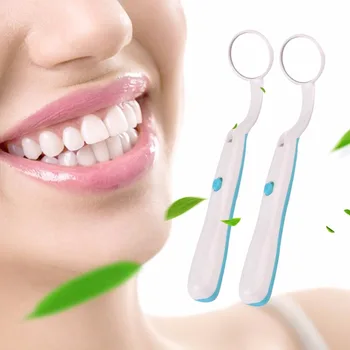 Oral Health Care 2 Pcs Bright Durable Dental Mouth Mirror with LED Light Reusable Anti-fog Mirror Dentist Tools Whitening Clean
Oral Health Care 2 Pcs Bright Durable Dental Mouth Mirror with LED Light Reusable Anti-fog Mirror Dentist Tools Whitening Clean