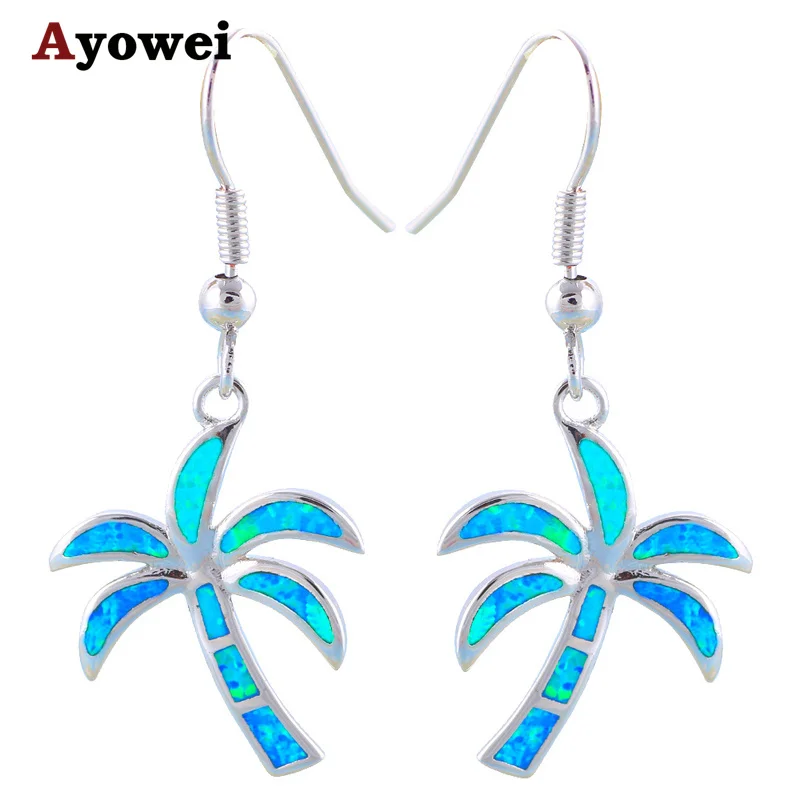 earrings for women Wholesale Retail Tree shape Blue Fire Opal Silver Stamped Dangle Earrings Fashion Opal Jewelry OE384A
earrings for women Wholesale Retail Tree shape Blue Fire Opal Silver Stamped Dangle Earrings Fashion Opal Jewelry OE384A