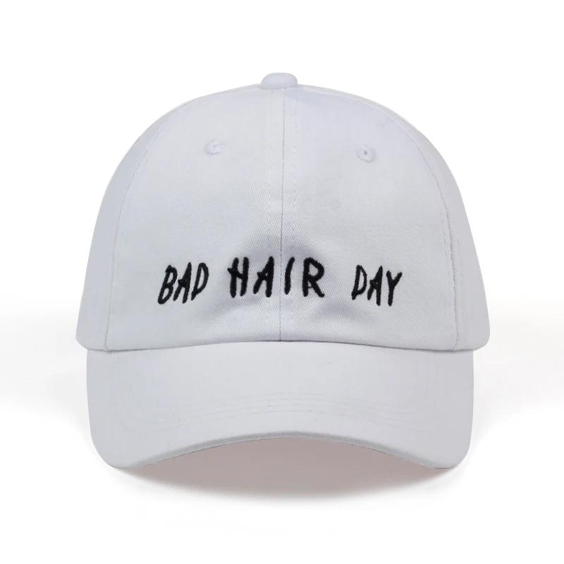 Новинка 2018 хлопковая бейсболка s BAD HAIR DAY черная Снэпбэк Кепка мужские шапки