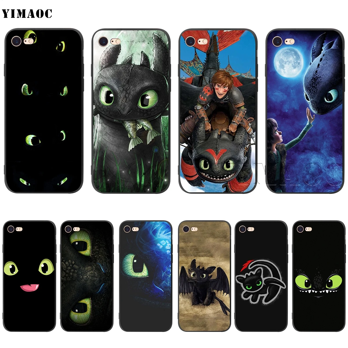 YIMAOC Toothless Train Your Dragon Silicone Soft Case for iPhone 11 Pro XS Max XR X 8 7 6 6S Plus 5 5S SE
YIMAOC Toothless Train Your Dragon Silicone Soft Case for iPhone 11 Pro XS Max XR X 8 7 6 6S Plus 5 5S SE