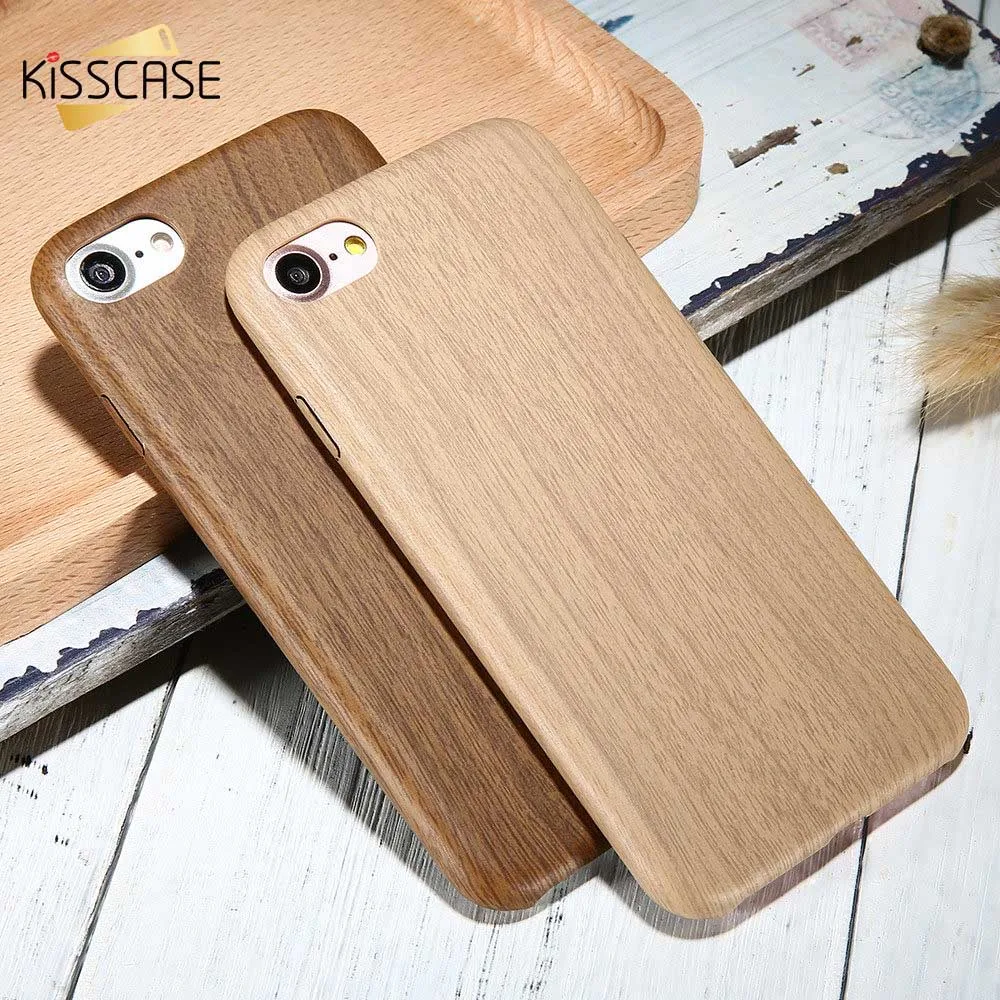 Фото KISSCASE Мягкий Деревянный чехол для iPhone 6 6s 7 8 Plus ультра тонкий бамбуковый XS Max XR X 5s | Отзывы и видеообзор (32870196177)