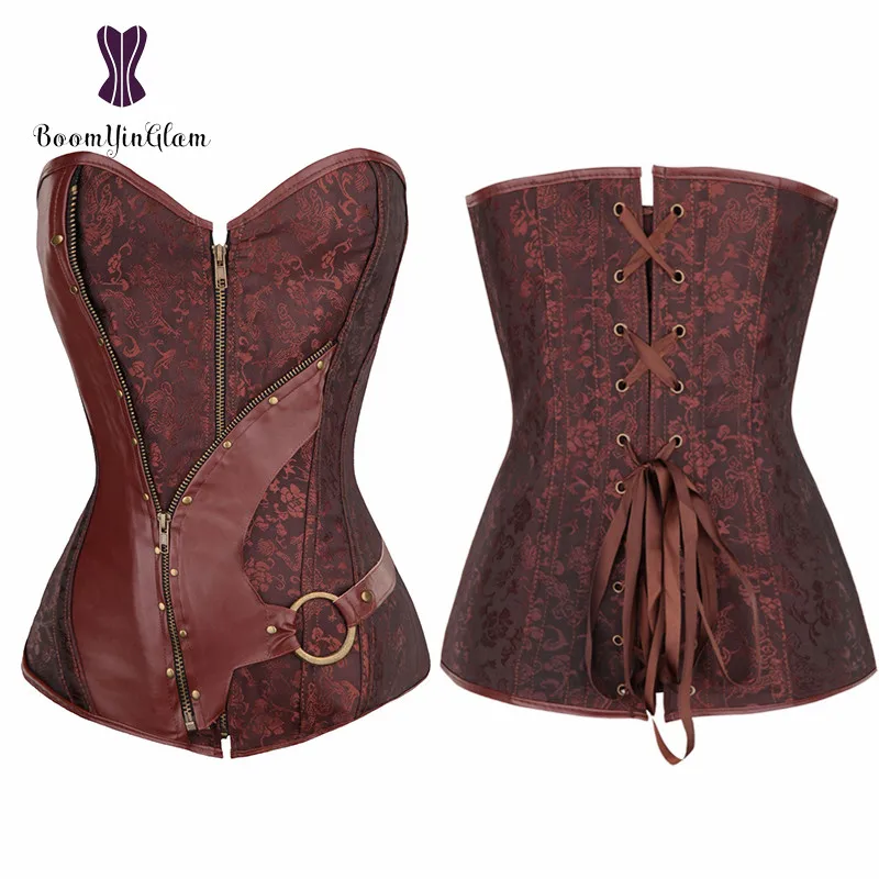 Zip Up Halloween Party Costume Women's Jacquard Steampunk Boned Corset Bustier Bodyshaper Lingerie Plus Size 917#
Zip Up Halloween Party Costume Women's Jacquard Steampunk Boned Corset Bustier Bodyshaper Lingerie Plus Size 917#