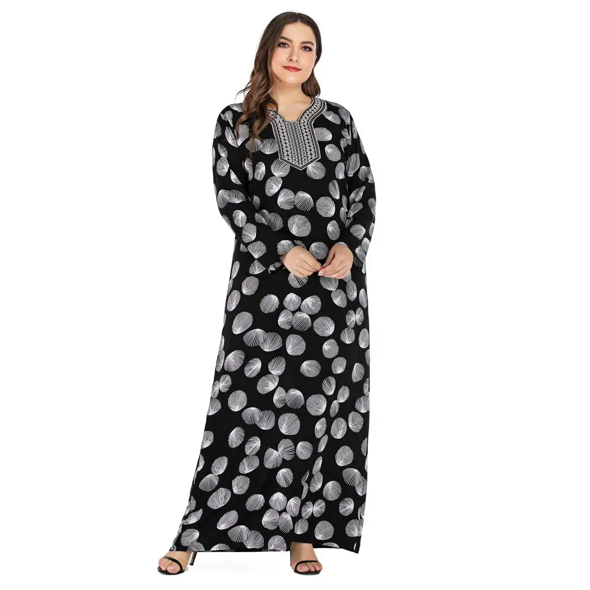 2019 Autumn Women Feather Printed Muslim Dress Plus Size Abaya Fashion Robe Turkish Dubai Arab Kaftan Moroccan Gown VKDR1734
2019 Autumn Women Feather Printed Muslim Dress Plus Size Abaya Fashion Robe Turkish Dubai Arab Kaftan Moroccan Gown VKDR1734