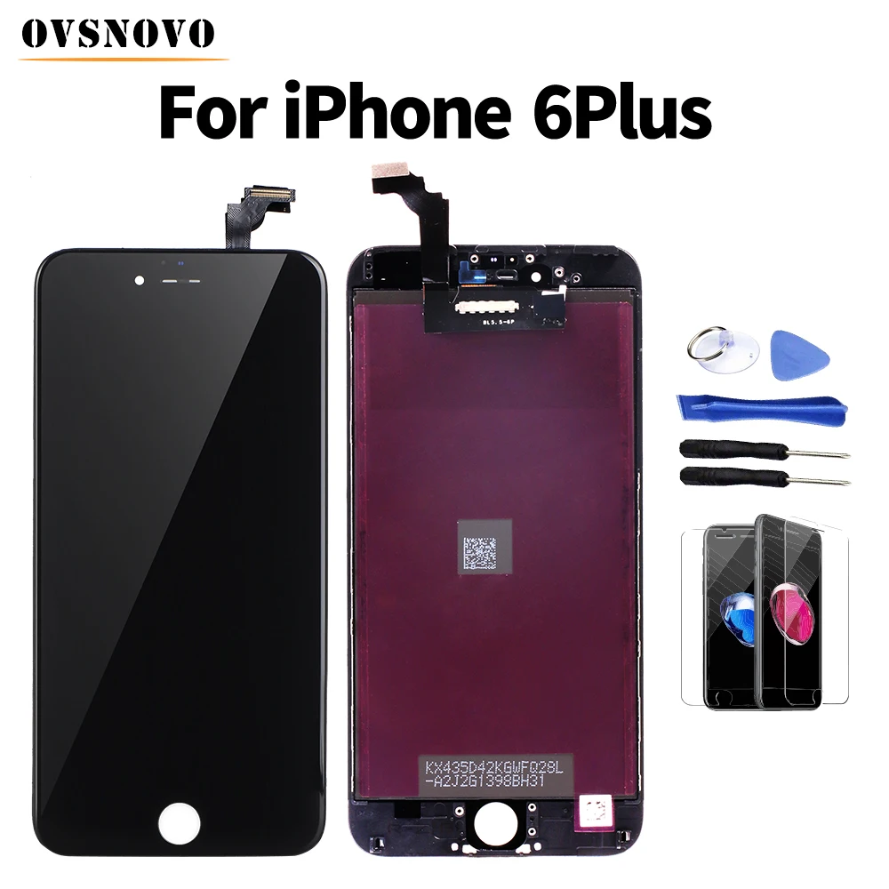 ЖК экран с дигитайзером для iPhone 6 plus 5 6s закаленное стекло и инструмент|Экраны