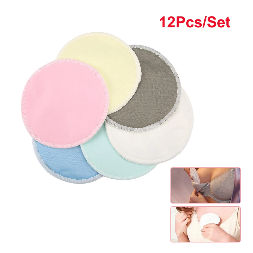 12Pcs/Set Washable Nursing Pads Bamboo Fiber Soft Three Layers Breathable Reusable Breast Pads Mother Breastfeeding Pads
12Pcs/Set Washable Nursing Pads Bamboo Fiber Soft Three Layers Breathable Reusable Breast Pads Mother Breastfeeding Pads