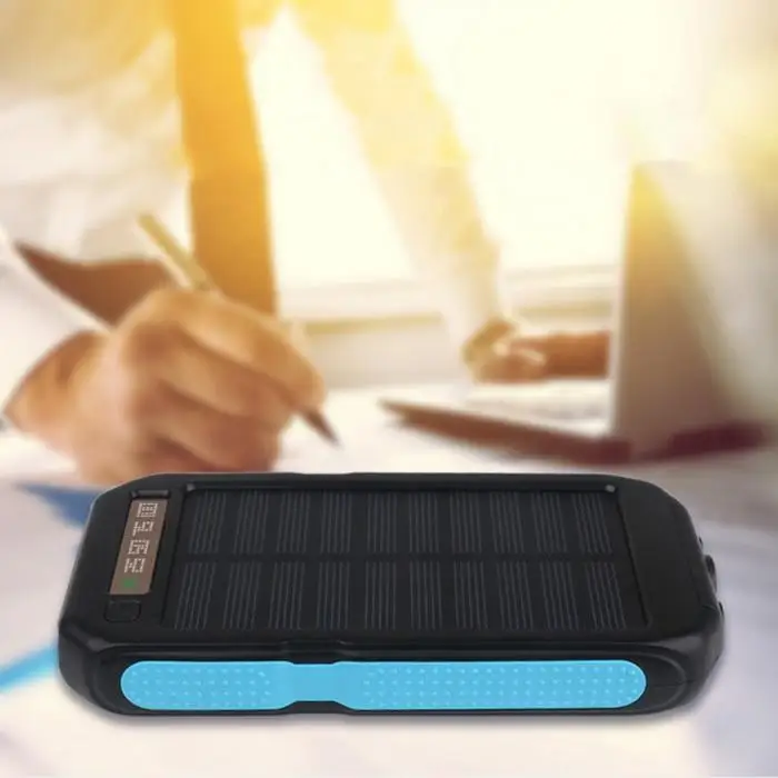 Portable Solar Power Bank 10000mah Waterproof External Battery Backup Powerbank 10000 mah Phone Battery Charger LED Pover Bank
Portable Solar Power Bank 10000mah Waterproof External Battery Backup Powerbank 10000 mah Phone Battery Charger LED Pover Bank