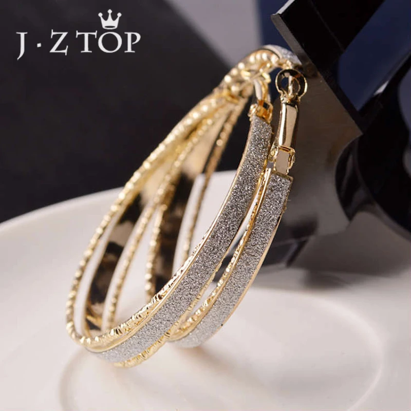 Jztop Charm Multi Layer Sequins Big Circle Hoop Earrings Woman Exaggerated Metal Gold Silver Color Earring Female Punk Jewelry
Jztop Charm Multi Layer Sequins Big Circle Hoop Earrings Woman Exaggerated Metal Gold Silver Color Earring Female Punk Jewelry