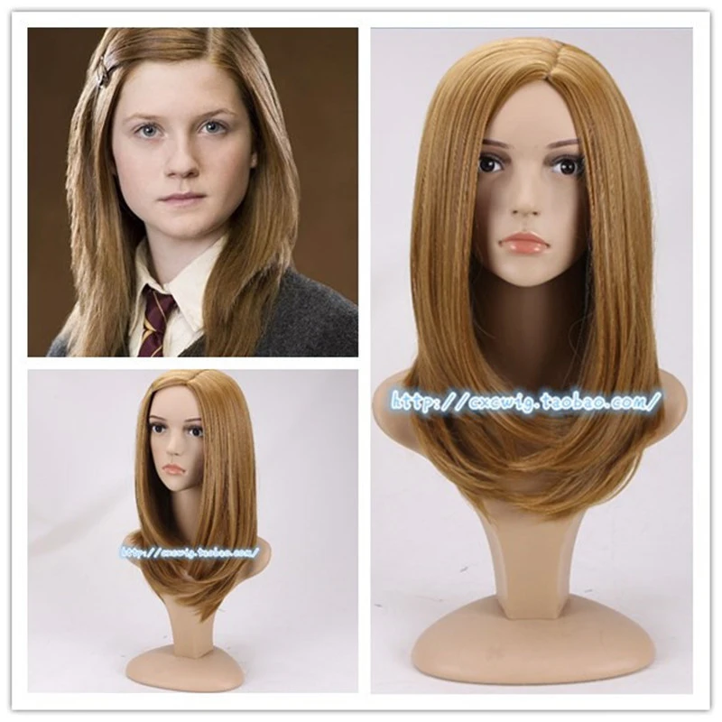 Harry Potter Ginny Molly Weasley Blonde Brown Wig Ginny Role Play Synthetic Hair Halloween costumes + wig cap
Harry Potter Ginny Molly Weasley Blonde Brown Wig Ginny Role Play Synthetic Hair Halloween costumes + wig cap