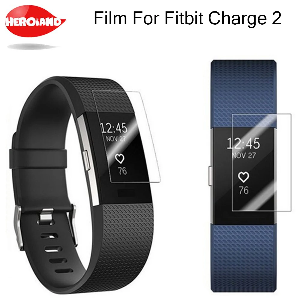 

Hero IandHD Protective Film for Fitbit Charge 2 Charge2 Band Anti-Scratch TPU Screen Protectors Bracelet Screen Clear Ultra Thin