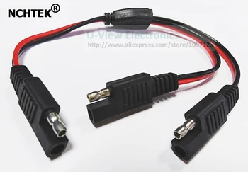 NCHTEK 1 to 2 SAE Power Extension Cable Adapter Connector 2Pin Quick Connect Disconnect Plug About 30CM/Free Shipping/6PCS
NCHTEK 1 to 2 SAE Power Extension Cable Adapter Connector 2Pin Quick Connect Disconnect Plug About 30CM/Free Shipping/6PCS