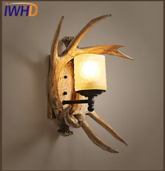 IWHD Antler Resin Loft Industrial Vintage Retro Wall Lamp LED Glass Antique Wall Light Home Lighting Bedroom Bar Cafe Arandela
IWHD Antler Resin Loft Industrial Vintage Retro Wall Lamp LED Glass Antique Wall Light Home Lighting Bedroom Bar Cafe Arandela
