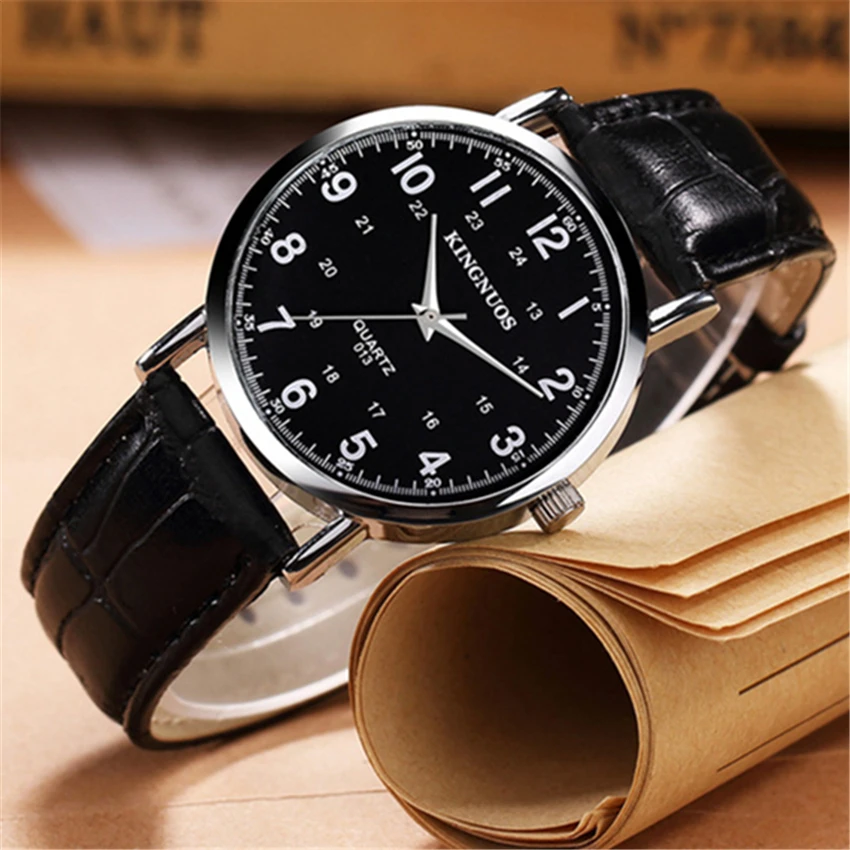 Mature Man Watch Business Man Design 100% Original Brand KINGNUOS Clock Band Leather Precise Quartz Wrist Watch Menonton Femme
Mature Man Watch Business Man Design 100% Original Brand KINGNUOS Clock Band Leather Precise Quartz Wrist Watch Menonton Femme