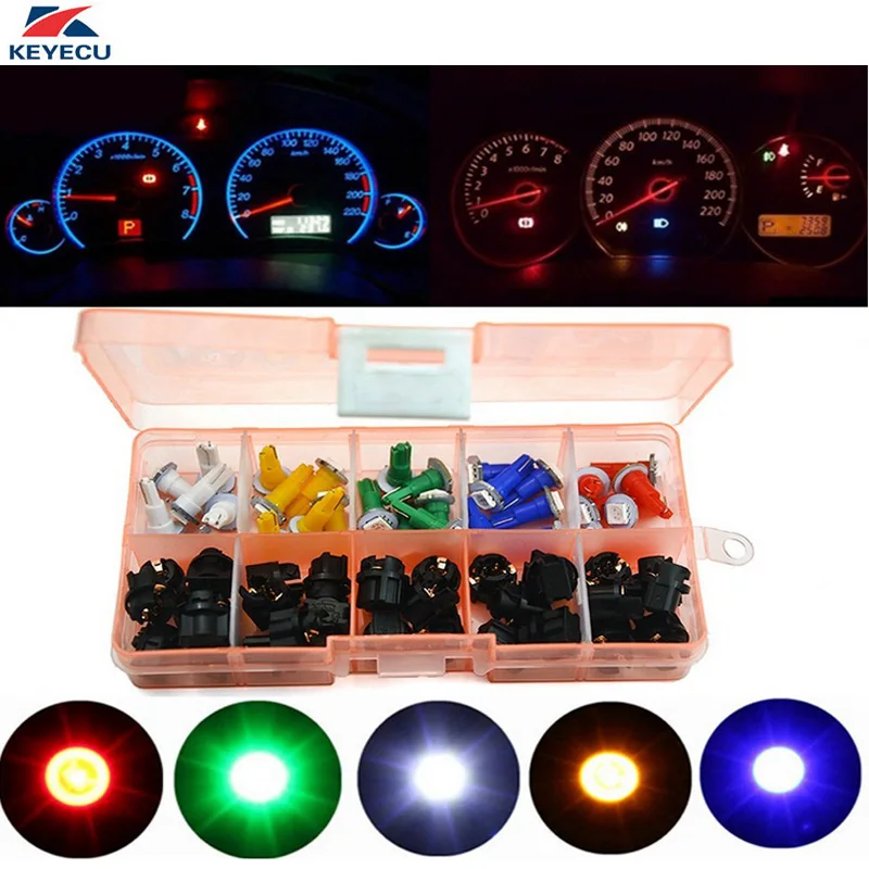 KEYECU 30Pcs/Set 12V PC74 T5 5050 LED Car Motorcycle Instrument Panel Cluster Gauge Dash Light Speedometer Lamp Mix Bulbs
KEYECU 30Pcs/Set 12V PC74 T5 5050 LED Car Motorcycle Instrument Panel Cluster Gauge Dash Light Speedometer Lamp Mix Bulbs