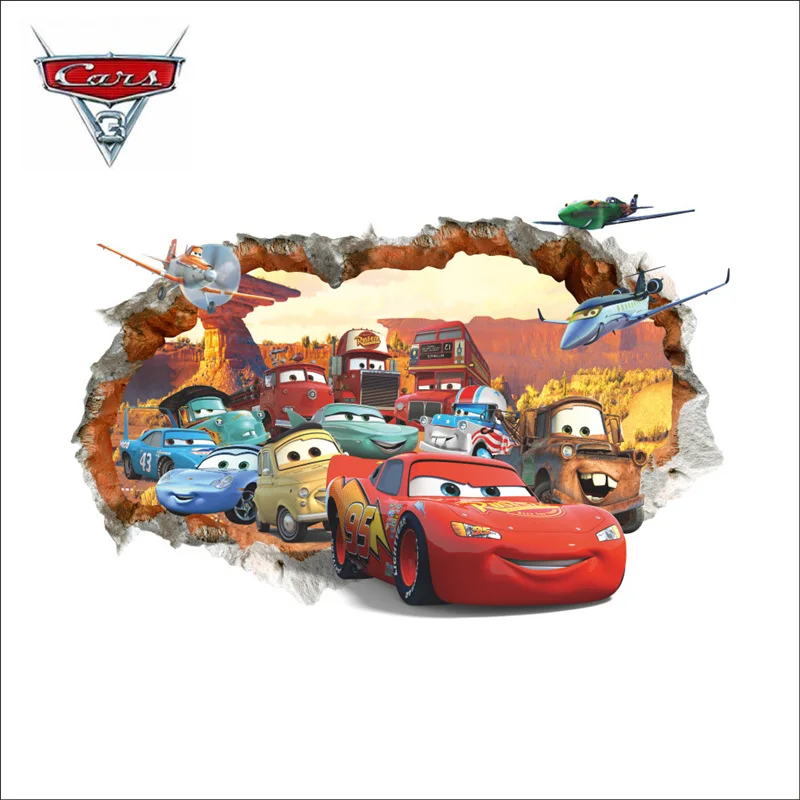 DISNEY 3D DIY Pixar Car 2 3 Lightning McQueen Photo PVC Wall Decals/Adhesive Family Walll Stickers Mural Art Home Decor
DISNEY 3D DIY Pixar Car 2 3 Lightning McQueen Photo PVC Wall Decals/Adhesive Family Walll Stickers Mural Art Home Decor