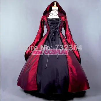 medieval gowns with hood sissi medieval dress rose Renaissance Gown Costume Victorian Gothi Lol/Marie Antoinette/Colonial Belle
medieval gowns with hood sissi medieval dress rose Renaissance Gown Costume Victorian Gothi Lol/Marie Antoinette/Colonial Belle