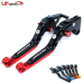 For SYM MAXSYM 400 400i 600 600i ALL YEAR Motorcycle Accessories CNC Adjustable Folding Extendable Brake Clutch Lever With logo
For SYM MAXSYM 400 400i 600 600i ALL YEAR Motorcycle Accessories CNC Adjustable Folding Extendable Brake Clutch Lever With logo