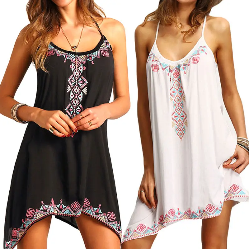 Drop Ship Women Summer Bohemian White Irregular Beach Dress Loose Flare Tunic Female Sleeveless Beachwear Boho Gowns Dresses
Drop Ship Women Summer Bohemian White Irregular Beach Dress Loose Flare Tunic Female Sleeveless Beachwear Boho Gowns Dresses