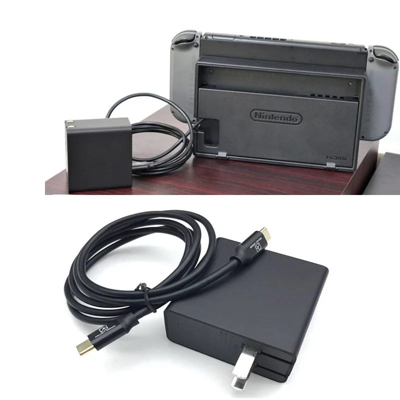 Nintend Switch Dock NS NX Console US Plug Portable Fast Charging PD 2.0 45W 3A AC Power Charger Adapter For Nintendos Switch
Nintend Switch Dock NS NX Console US Plug Portable Fast Charging PD 2.0 45W 3A AC Power Charger Adapter For Nintendos Switch