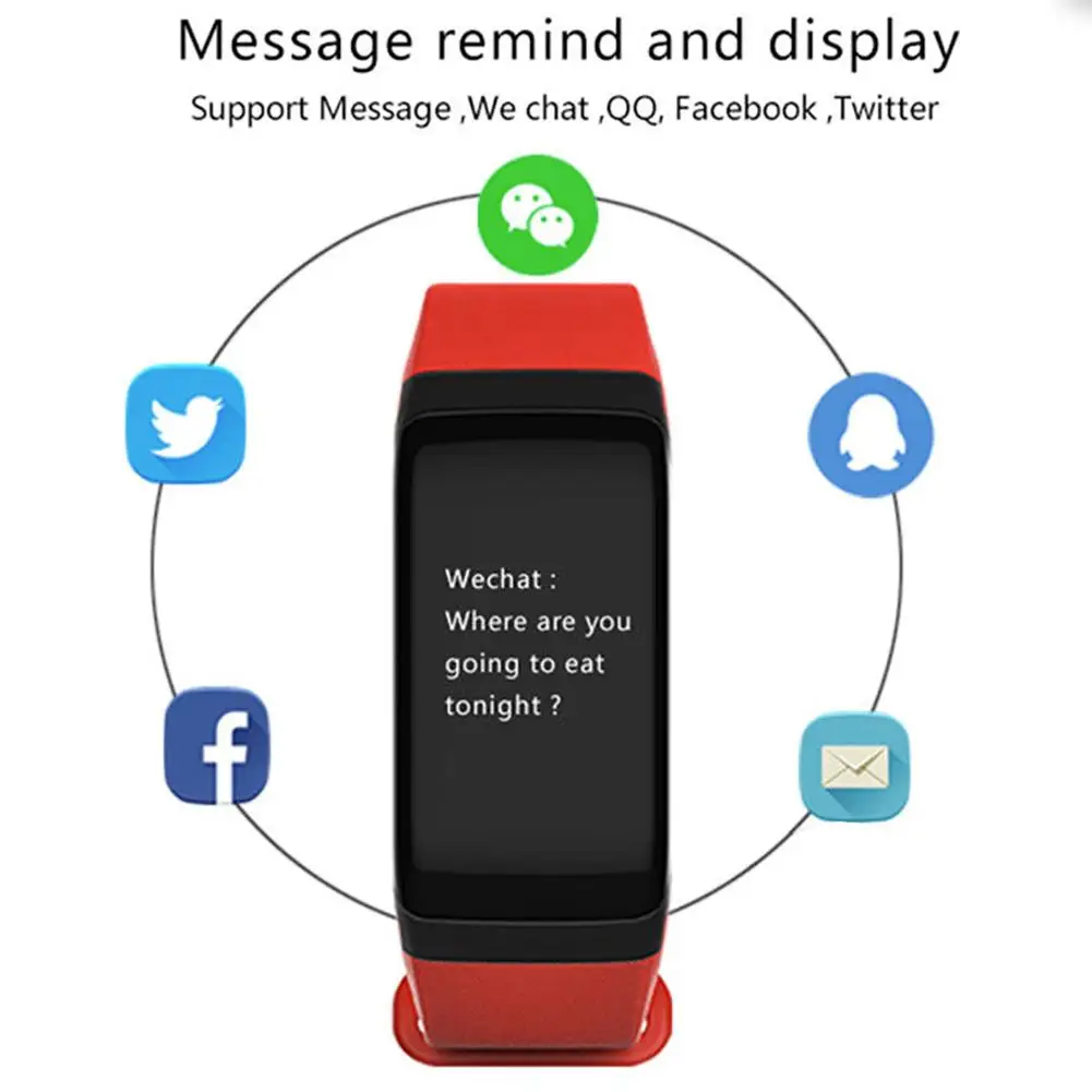 New Sports Blood Pressure Oxygen Heart Rate Tester Fitness Smart Watch Wristband Alarm Call Message Reminder Wristband Gift
New Sports Blood Pressure Oxygen Heart Rate Tester Fitness Smart Watch Wristband Alarm Call Message Reminder Wristband Gift