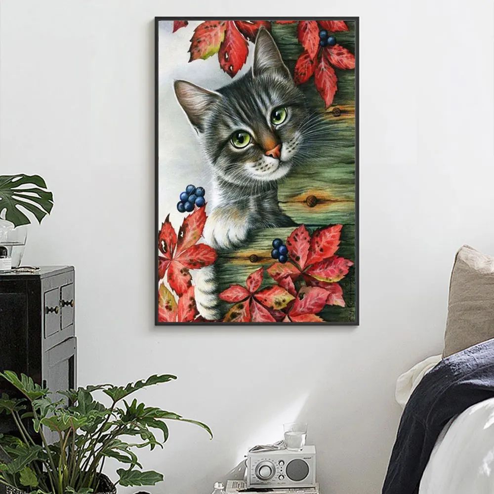 Meian Cross Stitch Embroidery Kits 14CT Lazy Lovely Cat Cotton Thread Painting DIY Needlework DMC New Year Home Decor VS-0140
Meian Cross Stitch Embroidery Kits 14CT Lazy Lovely Cat Cotton Thread Painting DIY Needlework DMC New Year Home Decor VS-0140