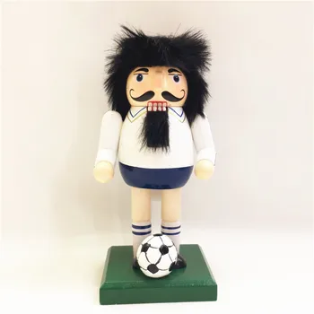 New 18Cm Tall Christmas Holiday Nutcracker Soccer man Vintage German Wooden Table Walnut Toy Zakka Dolls
New 18Cm Tall Christmas Holiday Nutcracker Soccer man Vintage German Wooden Table Walnut Toy Zakka Dolls