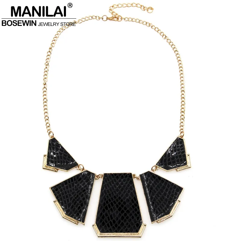 MANILAI Fashion Necklaces For Women Geometric Leather Pendants Necklaces Choker Jewelry Factory Price CE132
MANILAI Fashion Necklaces For Women Geometric Leather Pendants Necklaces Choker Jewelry Factory Price CE132