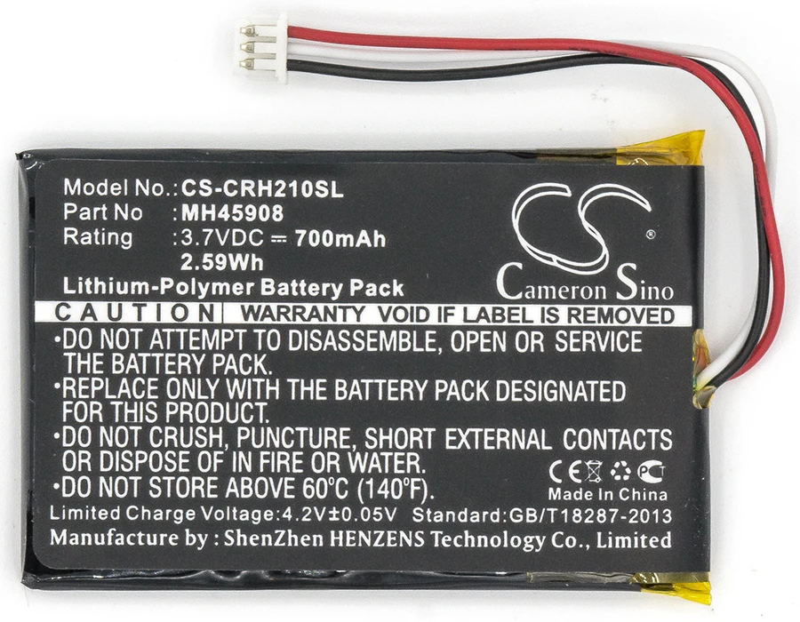 Cameron Sino 700mAh Battery CORSAIR MH45908 for CA-9011127-NA CA-9011136-AP Gaming H2100 Dolby 7.1 Wireless Gaming Headset H2100
Cameron Sino 700mAh Battery CORSAIR MH45908 for CA-9011127-NA CA-9011136-AP Gaming H2100 Dolby 7.1 Wireless Gaming Headset H2100