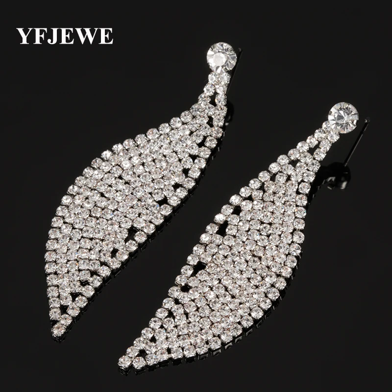 YFJEWE New Arrive Full Crystal Long Dangle Earrings Wedding Jewelry Gift Silver Plated Bridal Wedding Earrings Wholesale E481
YFJEWE New Arrive Full Crystal Long Dangle Earrings Wedding Jewelry Gift Silver Plated Bridal Wedding Earrings Wholesale E481