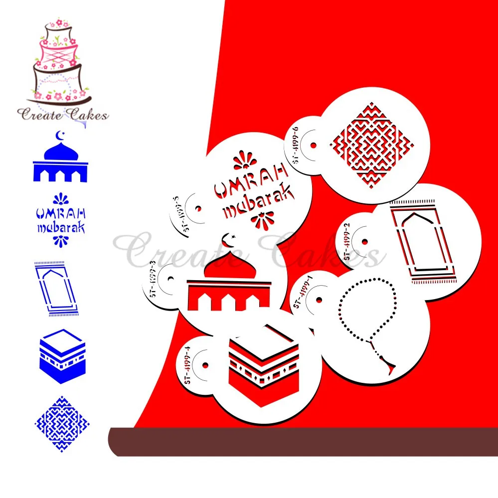 Eid Mubarak Stencil for Cake and Cookie Plastic Decorative Stencil Fondant Decorating Sugarcraft Tools Bakeware
Eid Mubarak Stencil for Cake and Cookie Plastic Decorative Stencil Fondant Decorating Sugarcraft Tools Bakeware