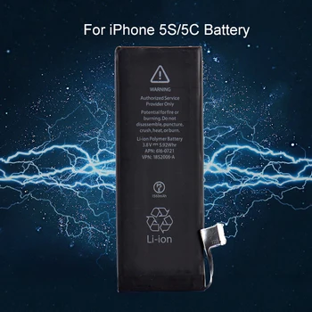 1560mAh 3.8v Li-ion Internal Battery Replacement for iPhone 5S 5C Mobile Phone Built-in Lithium Battery For iPhone 5C/5S devices
1560mAh 3.8v Li-ion Internal Battery Replacement for iPhone 5S 5C Mobile Phone Built-in Lithium Battery For iPhone 5C/5S devices