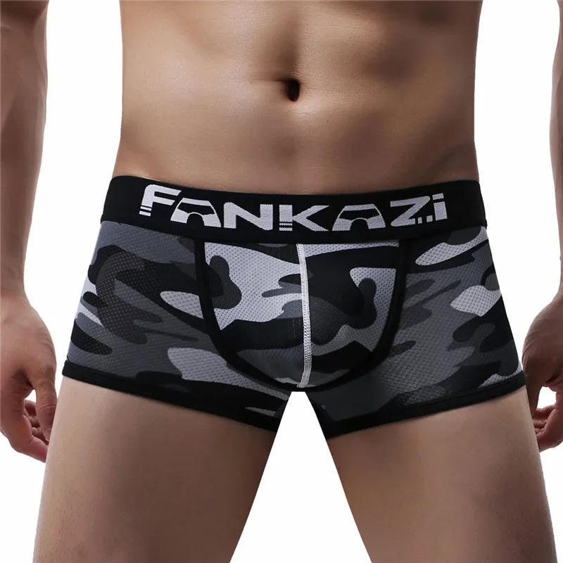 Boxers Sexy Men Underwear Camouflage U Pouch Trunk Underpants Low Waist Fashion Boxer Breathable Shorts Underwear
Boxers Sexy Men Underwear Camouflage U Pouch Trunk Underpants Low Waist Fashion Boxer Breathable Shorts Underwear