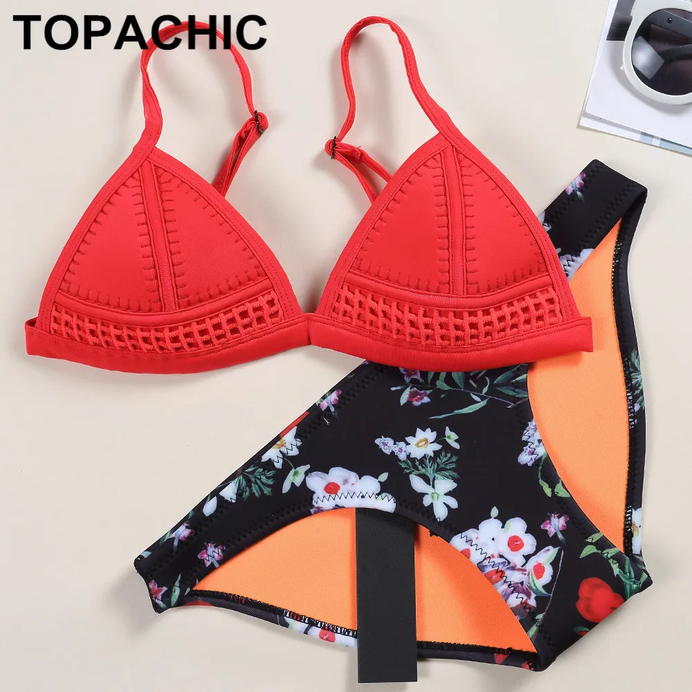 Big sale!!TOPACHIC Neoprene Swimwear Women Bikini Woman New Summer 2018 Sexy Swimsuit Bath Suit Bikini set Bathsuit
Big sale!!TOPACHIC Neoprene Swimwear Women Bikini Woman New Summer 2018 Sexy Swimsuit Bath Suit Bikini set Bathsuit