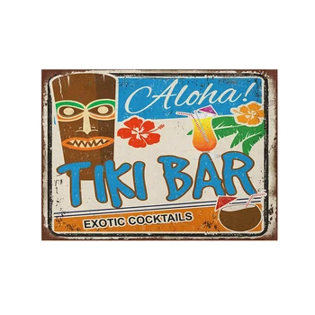 TROPICAL BAR Vintage Metal Tin Signs Decorative Plates Bar Pub Cafe Home Kitchen Tavern BEACH Metal Painting for Wall Decor
TROPICAL BAR Vintage Metal Tin Signs Decorative Plates Bar Pub Cafe Home Kitchen Tavern BEACH Metal Painting for Wall Decor